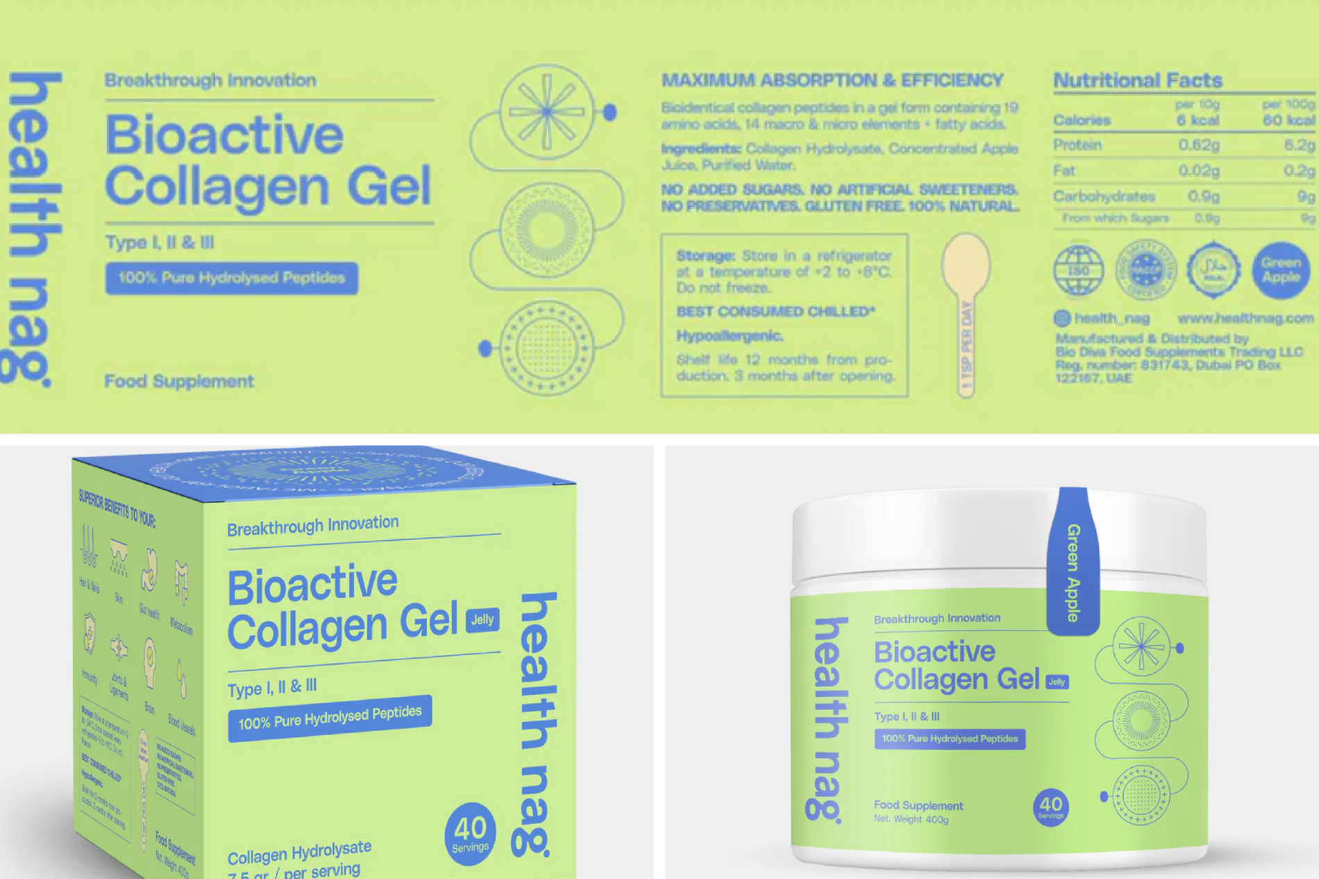 giải pháp bộ bao bì thực phẩm chức năng