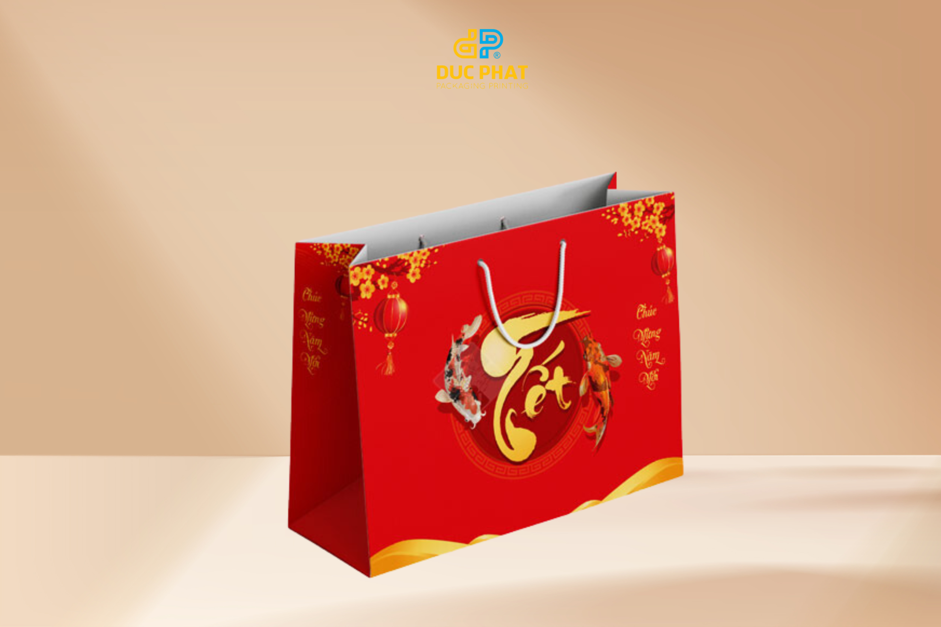 in túi giấy đựng quà Tết doanh nghiệp