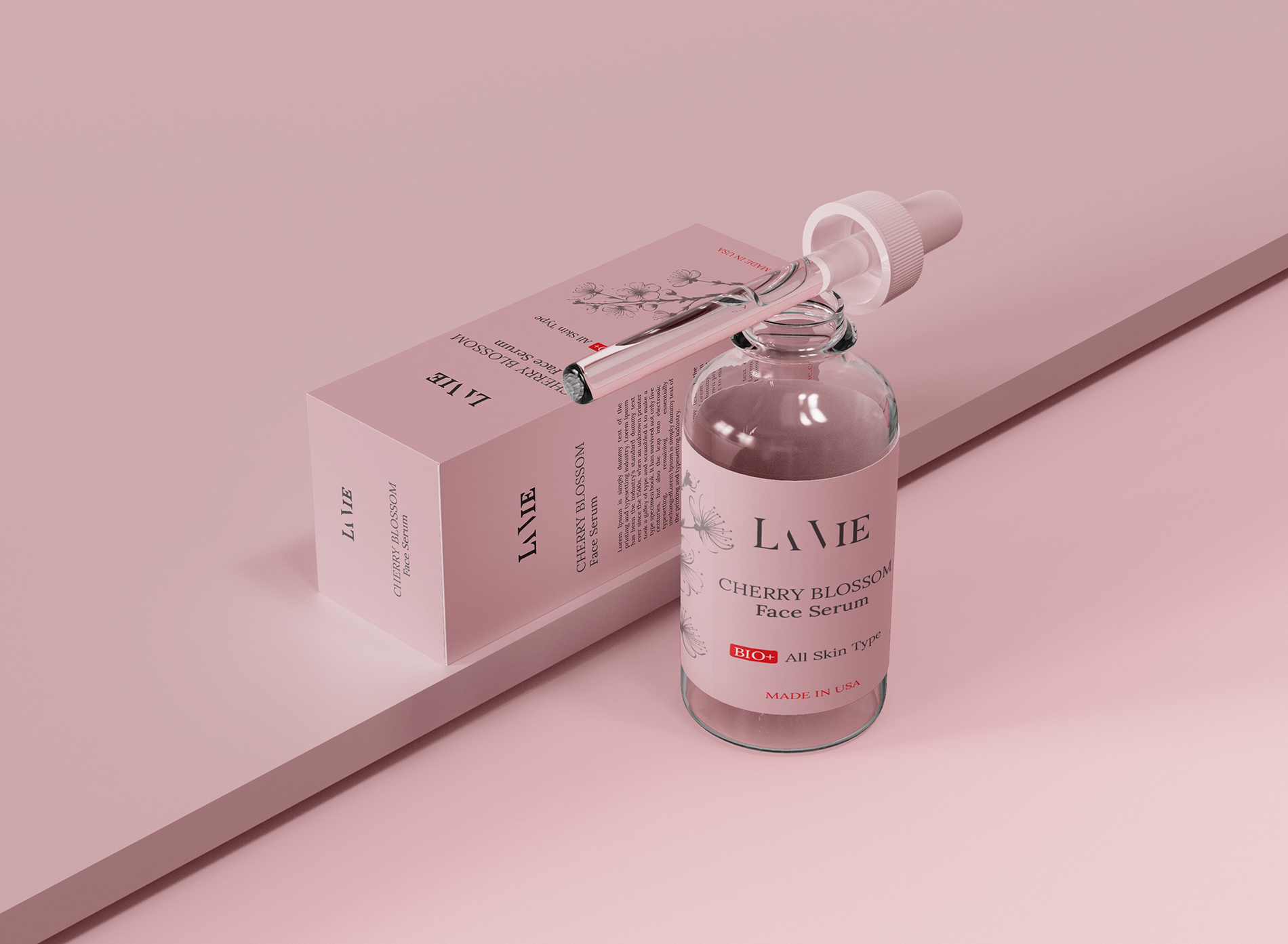 tem nhãn mỹ phẩm màu pastel