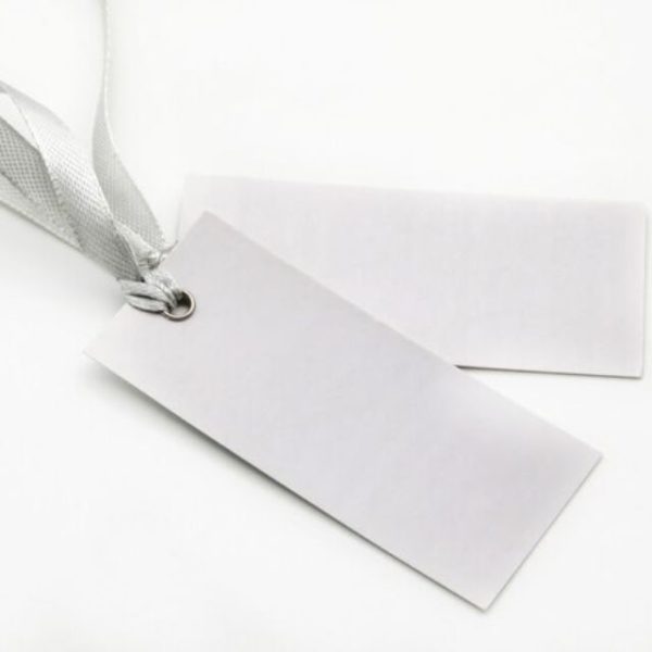 Mẫu nhãn mác có thắt nơ