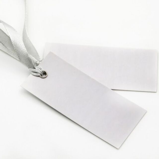 Mẫu nhãn mác có thắt nơ