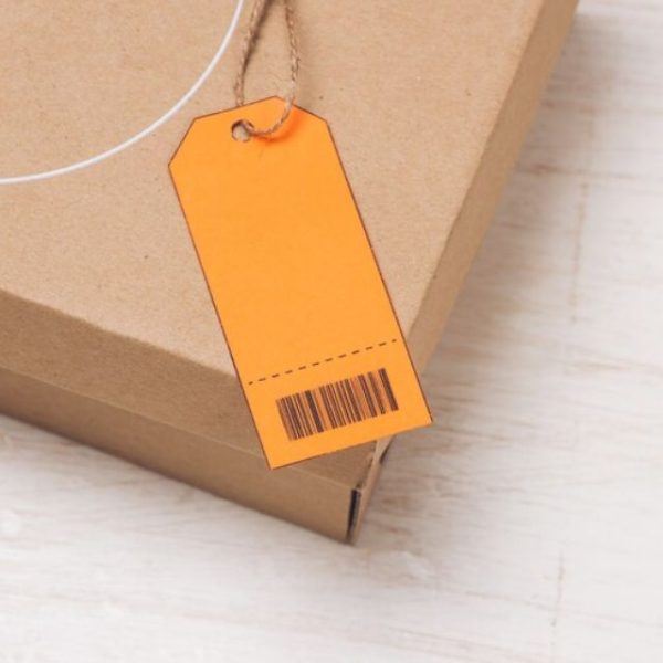 Mẫu nhãn mác viền có mã vạch