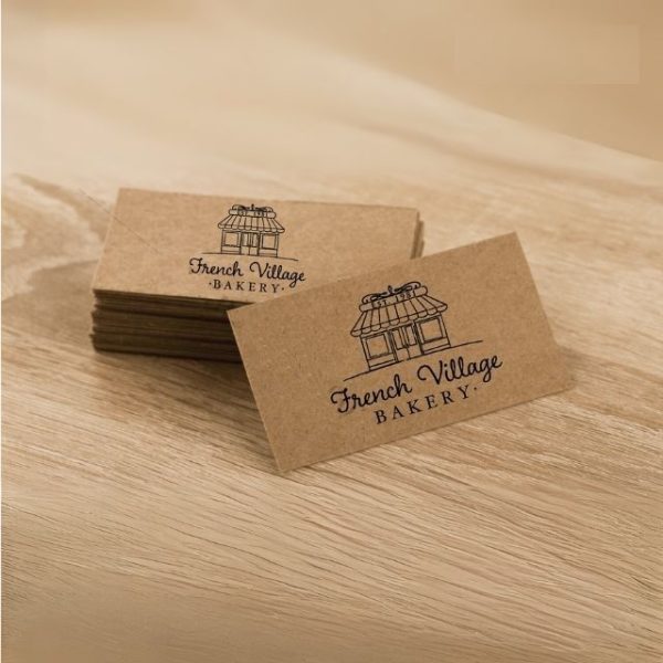 Mẫu card visit giấy kraft