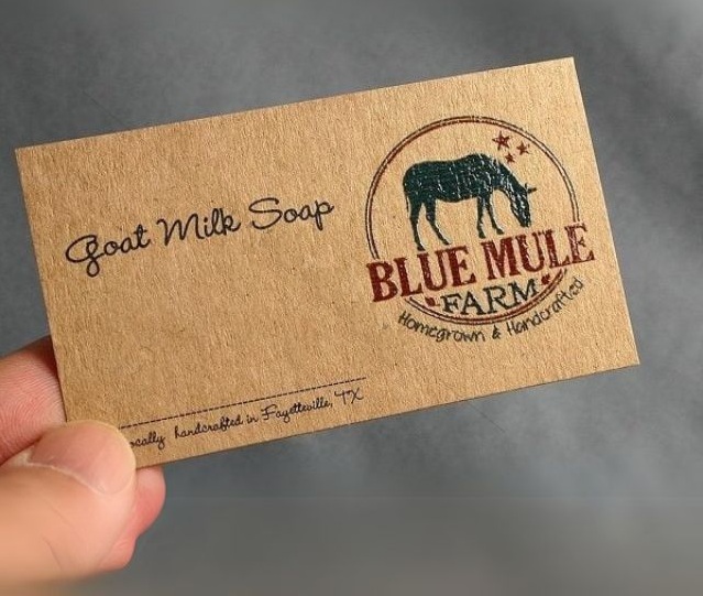 Mẫu card visit tối giản