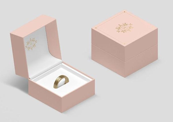 Mẫu hộp giấy đựng nhẫn