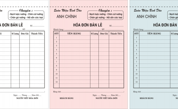 Hóa đơn carbonless