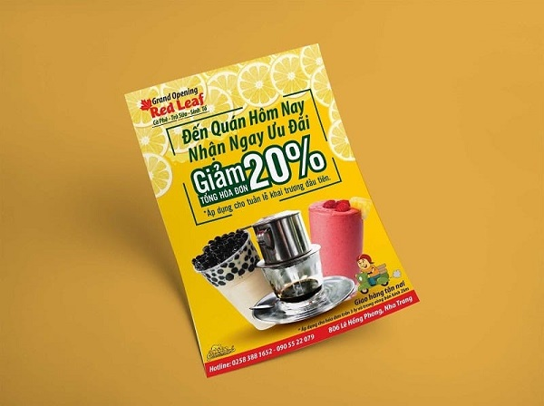 Tờ rơi khai trương