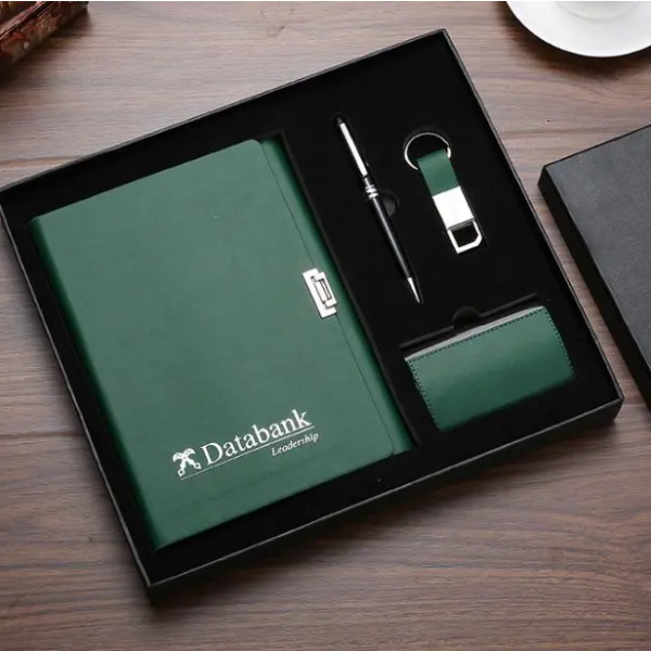 Gift set Sổ – Bút – Móc khóa da cao cấp
