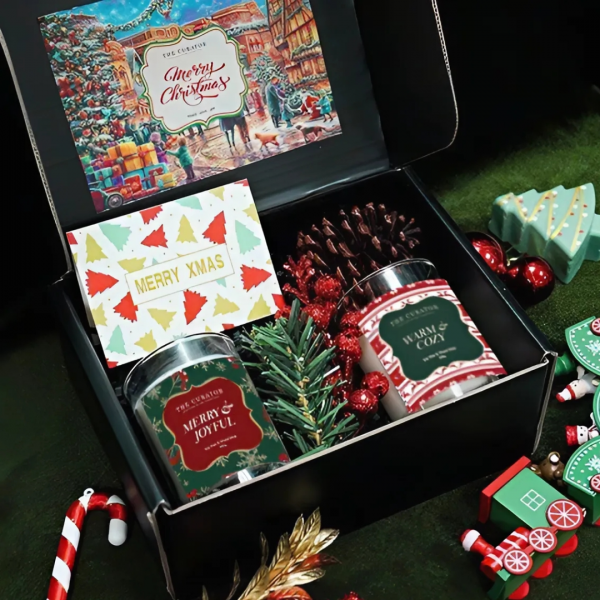 Bộ Giftset 2 Nến Thơm Giáng Sinh