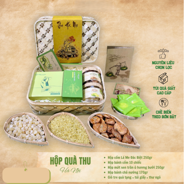 Giỏ Quà Thu Hà Nội - Mẫu 01