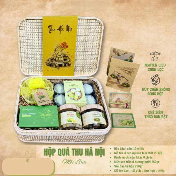 Giỏ Quà Thu Hà Nội - Mẫu 03
