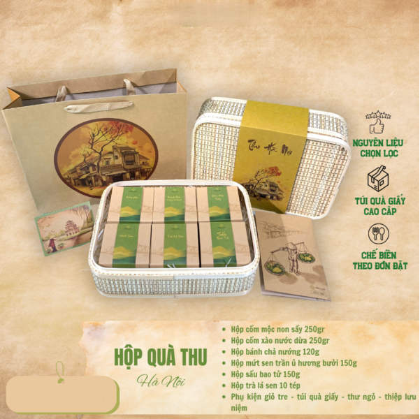 Giỏ Quà Thu Hà Nội - Mẫu 05