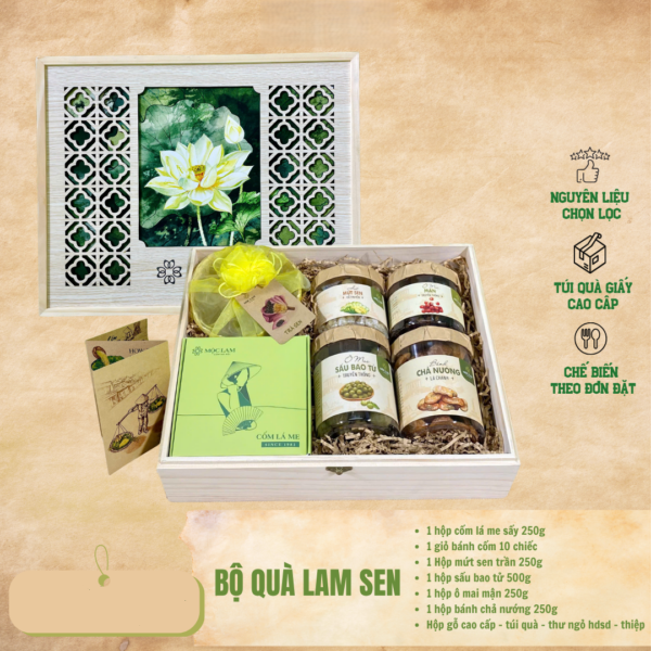 Hộp Quà Lam Sen Cao Cấp