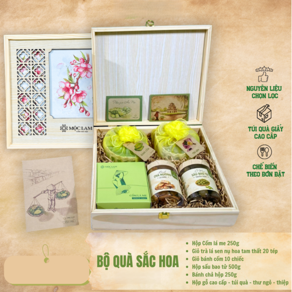 Hộp Quà Sắc Hoa Tràng An Cao Cấp