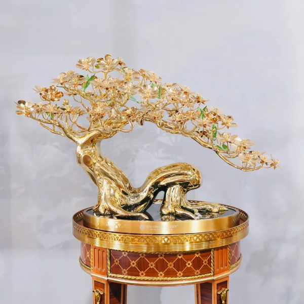 Cây Mai Kỳ Lân Mạ Vàng 24K