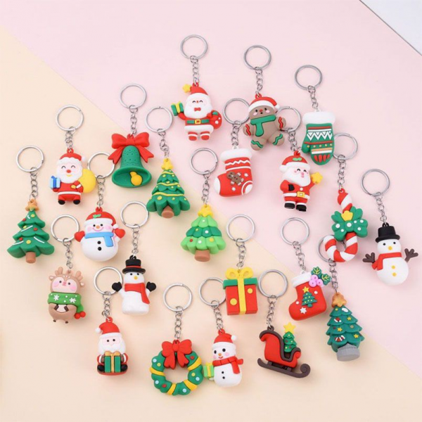 Móc khóa chủ đề Noel dễ thương