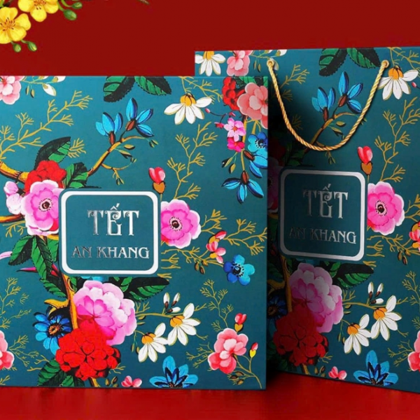 Hộp Quà Tết Doanh Nghiệp Cao Cấp – BST "Tết An Khang"