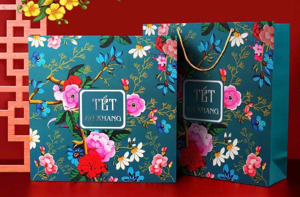 Hộp Quà Tết Doanh Nghiệp Cao Cấp – BST "Tết An Khang"