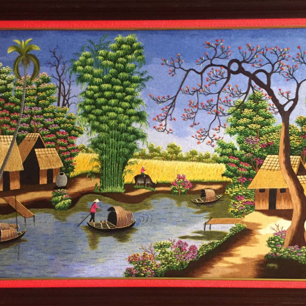 Tranh thêu tay truyền thống Việt Nam