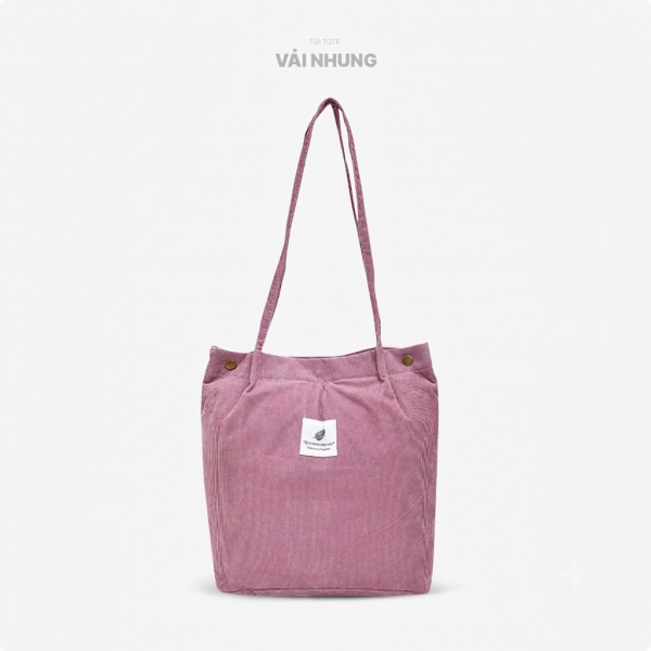 Túi Tote Vải Nhung