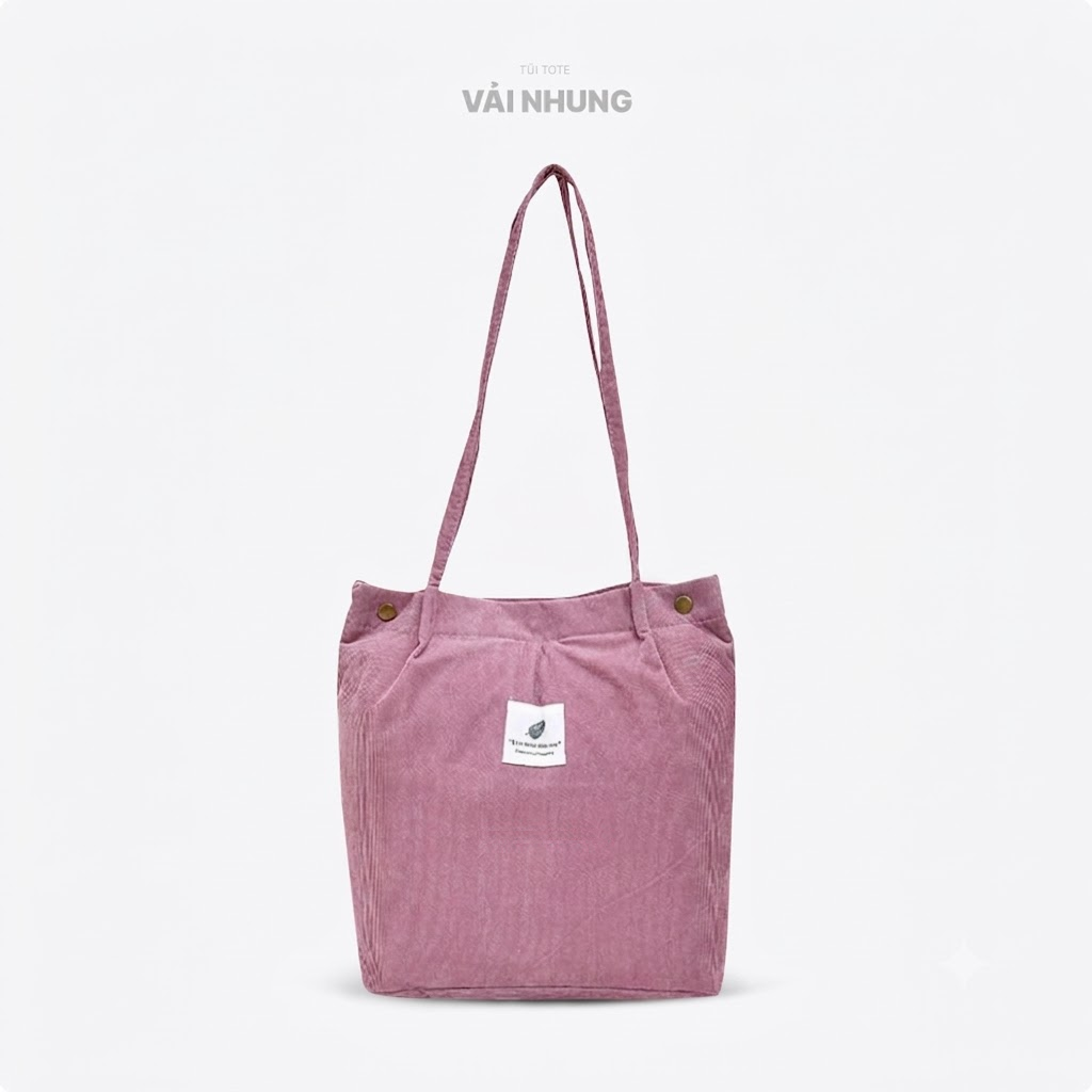 Túi Tote Vải Nhung